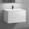 neoro n50 mobile La: 80 cm con 1 scomparto estraibile, lavabo con 1 foro rubinetteria bianco,, BN0094WH+BN0432WH, n50 [Mobili da Bagno > Mobili con Lavabo Integrato]