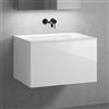 neoro n50 mobile La: 80 cm con 1 scomparto estraibile, lavabo senza fori rubinetteria bianco,, BN0095WH+BN0432WH, n50 [Mobili da Bagno > Mobili con Lavabo Integrato]