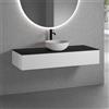 neoro n50 mobile con lavabo La: 140,5 P: 51,5 cm, 1 scomparto estraibile, BN0106WM+BN0492WM+BN0408BM, n50 [Mobili da Bagno > Mobili con Lavabo Integrato]