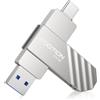 KOOTION 2 in 1 Chiavetta USB C 64 GB, USB 3.2 Pendrive Tipo C 64 GB Velocità fino a 450 MB/s Chiave USB 64GB Dual Interface Durevole Pennetta USB C 64G per Computer/TV/Auto/Player, ect (Argento)
