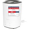 EMERIO Umidificatore ad ultrasuoni con filtro dell'acqua sostituibile, funzione aroma, display, 3 velocità e super facile da riempire dall'alto, ultraleggero 35 db, per ambienti fino a circa 30 m²