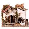 Holyart Casolare con Pecore 15x20x15 cm per presepe 8-10 cm