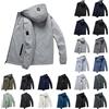 Vhersily Giacca Softshell da Uomo - Impermeabile e Antivento - Giacca Invernale di Transizione - con Cappuccio - Calda Giacca - Funzionale da Esterno - per Escursionismo Campeggio
