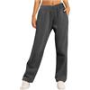 Vhersily Black Friday Pantaloni Invernali Donna Eleganti Termici Pile Larghi Felpati Tuta in con Coulisse Elastico Vita Alta Joggers Comodi Baggy Sportivi A da Tinta Cotone Casual Elastica Pantalone