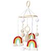 Generic Giostrina Arcobaleno da soffitto, Giocattolo decorativo da appendere per la cameretta dei bambini, Giostrina per culla, Giostrina Boho Arcobaleno per la cameretta dei bambini da 0 anni in su