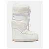 Moon Boot Icon in Ecopelliccia Bianco