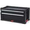 Keter - Cassetta Porta Attrezzi con 2 Cassetti 56.2 x 28.9 x 26.2 cm