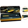 Italian Design Gold Styler Volume Flat Piastra per capelli | oro/nero