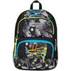 Seven Zaino Scuola Adavanced Pockets, Nero Grigio, Feeling Me, Zaino Doppio Scomparto Multi Tasche, Con Tasca Porta PC, Tasca Porta Borraccia e Organizer, Zaino Medie e Superiori, Bambino Ragazzo