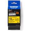 Brother TZES641 Nastro Laminato con adesivo rinforzato / 18 mm/Nero/Giallo