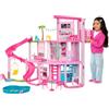 Barbie - Casa dei Sogni di Barbie, playset casa delle bambole con piscina, scivolo a 3 piani, ascensore e aree di gioco per cuccioli, 75+ accessori, giocattolo per bambini, 3+ anni, HMX10