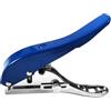TopHomer Punzonatrice a foro singolo, perforatrice a mano, resistente, per carte, cartone di plastica, strumento fai da te, fori da 8 mm (blu)