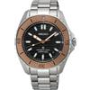 Seiko Orologio uomo Seiko Prospex SPB485J1 nero ghiera poligonale rosa