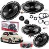 Pioneer - no hertz Kit 6 Casse Pioneer per Fiat 500 dal 2008 Anteriore e Posteriore 165 mm Abarth