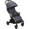 Chicco Passeggino Leggero Goody XPlus con Chiusura Automatica OneTouch, Capottina Estensibile e Parapioggia - da 0 a 4 Anni - Dark Shadow