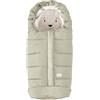 Nuvita Moovo by 9605 Junior Cuccioli | Sacco Universale per Passeggino con Animaletti | Perfetto per Bambini da 6 a 36 Mesi (100 cm) | Resistente al Freddo fino a -13°C | Pistacchio