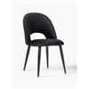Westwing Collection Sedia imbottita in velluto Rachel