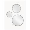Westwing Collection Set di 3 specchi da parete rotondi Lacie