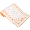 Annadue Tastiera Pieghevole in Silicone, Tastiera Rollup con Cavo USB 85 Tasti Tastiera Flessibile Portatile Impermeabile per Notebook PC Portatile(arancia)