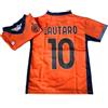 CALCIOGADGETS Maglia Lautaro Martinez Inter Ufficiale terza arancione 2023-24 Bambino Uomo Adulto Replica Autorizzata El Toro 10 Third (10 anni)