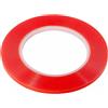 MAXY ROTORLO 2MM BIADESIVO TRASPARENTE PER FISSAGGIO COVER E BATTERIE PER SMARTPHONE E TABLET