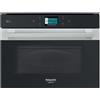 Ⓜ️🔵🔵🔵 Hotpoint ARISTON MP 9P6 IX HA - Forno a microonde da incasso, combinato grill, con funzione vapore, crisp e ventilato, acciaio inox e vetro nero