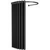 XIMSPHY Camerino Negozio di Abbigliamento, Portatile Spogliatoio con Tende a Forma di U, Protezione della Privacy Tenda Camerino per Studio Ufficio Fotografico,3 Colores (100X95CM, Nero)
