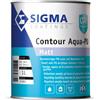 Sigma Smalto universale all'acqua opaco Sigma - Contour Aqua PU Matt Latta da 1 litro Colorato