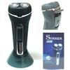 Surker HD755 Rasoio barba 2 testine ricaricabile trimmer regola barba basette baffi