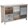 MIlani Home COLORWOOD - credenza quattro cassetti in legno colorato