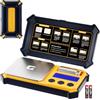 GRAM PRES Bilancia digitale tascabile grammo 300 g x 0,01 g di precisione, piccola bilancia portatile di precisione con peso digitale in grammi e oz per gioielli, diamanti, polvere e medicina, con