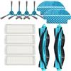 WuYan Vacuum cleaner accessories 12pezzi,Robot parti sostitutive per per Cecotec Conga 3290 3490 3690,Spazzola principale Spazzola Laterale HEPA Filtro Panni Mop