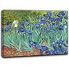 Niik Quadro + Telaio (BC) gli iris di vincent van gogh 120 x 86 x 4 cm falso d'autore stampa su tela
