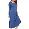 Xuepelit Camicia da Notte Donna Sexy Lunga Sexy Nightwear Manica Lunga Cotone Oversize Sleeping Shirt Underdress Grande Taglia per Le Donne Pigiama Vestito
