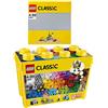 Lego Classic 0698 10701 - Set di 2 scatole Grandi per mattoncini da Costruzione, con Piastra di Base