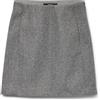 VERO MODA Vmfortuneallison HW Ga Noos-Gonna Corta Minigonna, Melange Grigio Medio, X-Small Donna