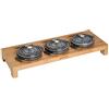 Staub Accessories 40510-299-0 Supporto in Legno Bambù per Mini Cocottes, 170 x 445 x 55 mm
