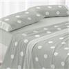 Burrito Blanco | Completo lenzuola in cotone | Letto da 105 cm. (+misure disponibili) | Design 627 | Colore menta (105 x 190/200 cm)