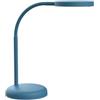 MAUL lampada da scrivania MAULjoy | Piccola lampada da tavolo con supporto | Lampada con luce LED bianca calda da 3000K | Lampada da tavolo LED moderna per scrivania, ufficio | Atlantic Blue