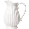 D'vine Dev Vaso in ceramica bianca da 25,4 cm, per decorazione della casa, bouquet freschi con scatola di design confezionata