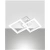Fabas BARD APPLIQUE BIANCA 2 LUCI A LED 3000K - 21W - 2160 lm DIMMERABILE