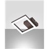 Fabas BARD APPLIQUE CORTEN 1 LUCE 3000K - 11W - 1080 lm, 17CM DIMMERABILE