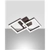 Fabas BARD APPLIQUE CORTEN 2 LUCI A LED 3000K - 21W - 2160 lm DIMMERABILE