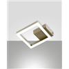 Fabas BARD APPLIQUE ORO OPACO 1 LUCE 3000K - 11W - 1080 lm, 17CM DIMMERABILE