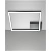 Fabas BARD PLAFONIERA ANTRACITE NW A LED 4000K - 39W - 4050 lm DIMMERABILE C/ACC