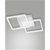 Fabas BARD APPLIQUE BIANCA 2 LUCI A LED 3000K - 39W - 3880 lm DIMMERABILE