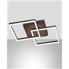 Fabas BARD APPLIQUE CORTEN 2 LUCI A LED 3000K - 39W - 3880 lm DIMMERABILE C/ACCESS
