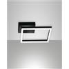 Fabas BARD APPLIQUE NERA 1 LUCE a LED 3000K - 22W - 2160 lm DIMMERABILE