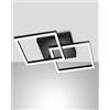 Fabas BARD APPLIQUE NERA 2 LUCI A LED 3000K - 39W - 3880 lm DIMMERABILE C/ACC.