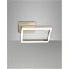 Fabas BARD APPLIQUE ORO OPACO 1 LUCE a LED 3000K - 22W - 2160 lm DIMMERABILE
